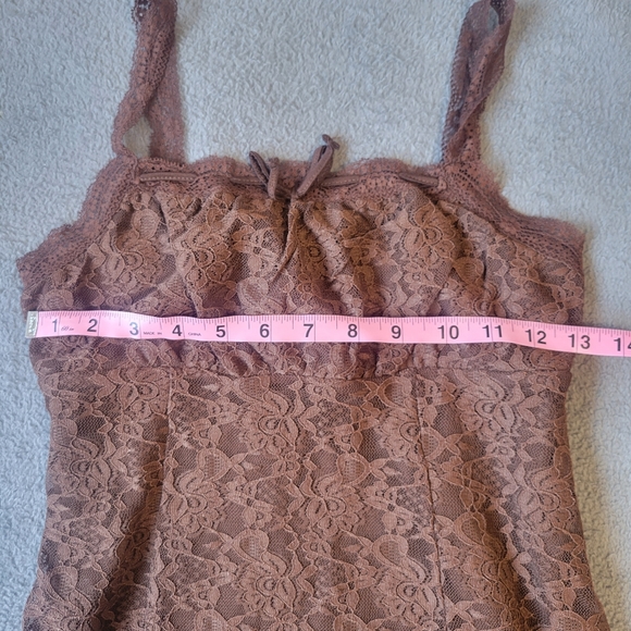 forever 21 brown flower designed dress - Picture 5 of 6